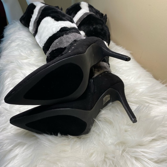 Unique Fur Winter Over the Knee Boots - Picture 16 of 16